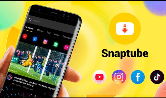 Snaptube también descarga videos de Instagram, Facebook y otras plataformas. Foto: El Nacional