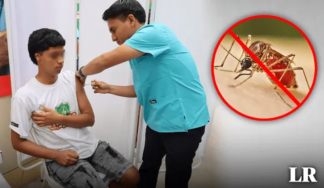 objetivo. Los adolescentes y niños son los primeros en recibir la vacuna contra el dengue. Foto: composición LR