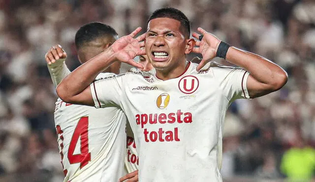 Edison Flores llegó a Universitario a inicios de 2023 y disputó su tercera etapa con camiseta crema. Foto: GOL Perú