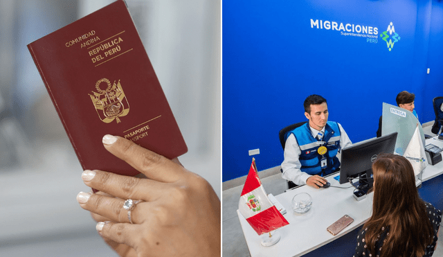 Las citas para la solicitud de pasaportes se agendan para luego acudir a una cita presencial obligatoria en Migraciones. Foto: composición LR/difusión/Andina