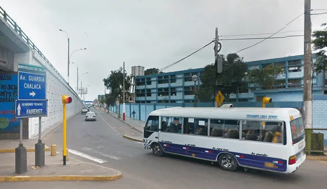 Óvalo intervenido es punto de encuentro para acceso a 3 distritos de Callao. Foto: Google Maps   