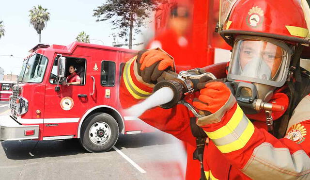 Los seleccionados por la Intendencia Nacional de Bomberos recibirán beneficios como gratificaciones, vacaciones pagadas y acceso a EsSalud. Foto: composición LR/Andina