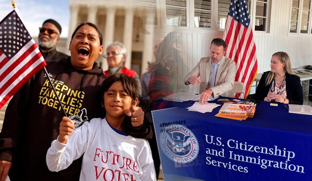 Los inmigrantes indocumentados en EE. UU. pueden explorar sus opciones para regularizar su situación. Foto: composición LR/AFP.