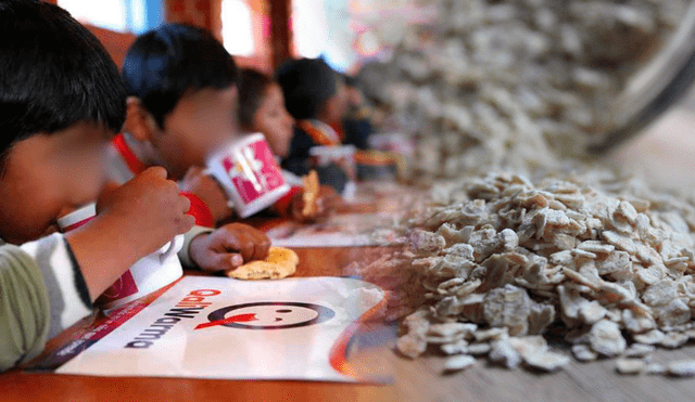 Escolares habrían consumido avena con moho proporcionado por Qali Warma. Foto: composición La República