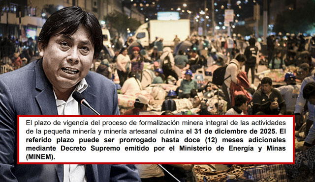 Paúl Gutiérrez insiste en la propuesta más fácil y riesgosa de la ampliación del Reinfo. (Foto composición: La República).