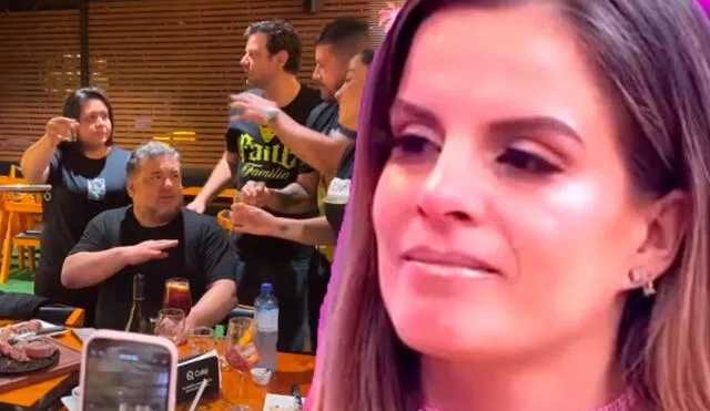 Alejandra Baigorria tuvo un tenso momento hace unos días en 'El gran chef famosos'. Foto: Composición LR/Captura/Instagram/Captura/América TV