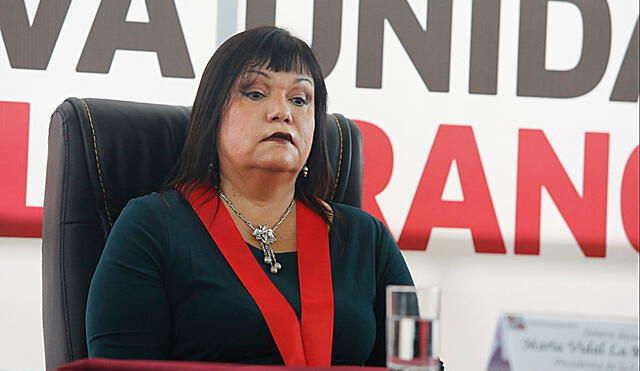 Suspendida. Magistrada fue separada por la ANC del Poder Judicial por la presunta comisión de seis faltas graves como presidenta de la Corte de Lima. Foto: La República