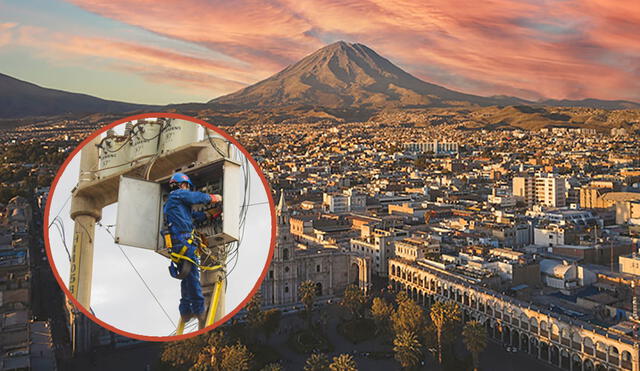 Corte de luz en Arequipa afectará distritos de varias provincias. Foto: composición LR/U. Continental