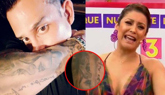 Karla Tarazona reconoce que en un futuro podría reclamarle a Christian Domínguez por el tatuaje de Pamela Franco. Foto: Composición LR/Captura/Instagram/Captura/Panamericana TV