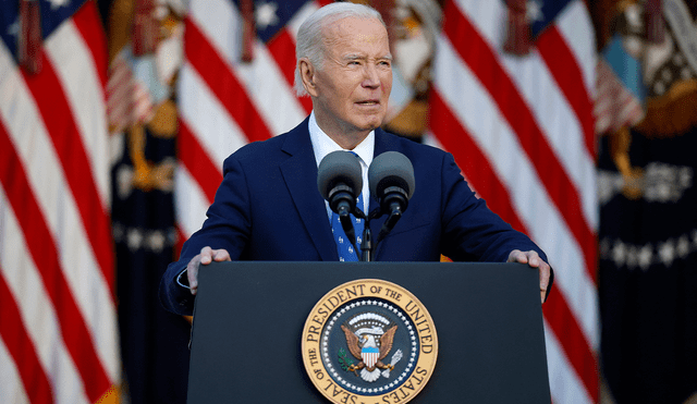 Joe Biden saludó el alto al fuego entre Israel y Hezbolá, anunciando un posible acuerdo en Gaza. Foto: AFP