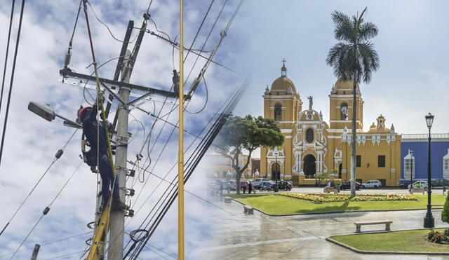 Cortes de luz se registrarán en la ciudad de Trujillo y otras provincias, según Hidrandina. Foto: composición LR/Urbania