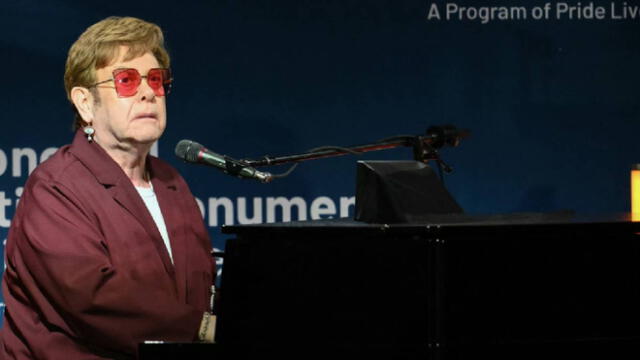 Elton John. La leyenda de la música atraviesa un duro momento en su salud que hace público. Foto: AFP