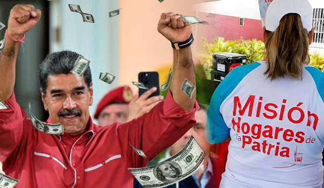 Los únicos que reciben los pagos de Hogares de la Patria son los jefes de familia registrados en el Sistema Patria. Foto: composición LR/AFP/Gobierno de Venezuela