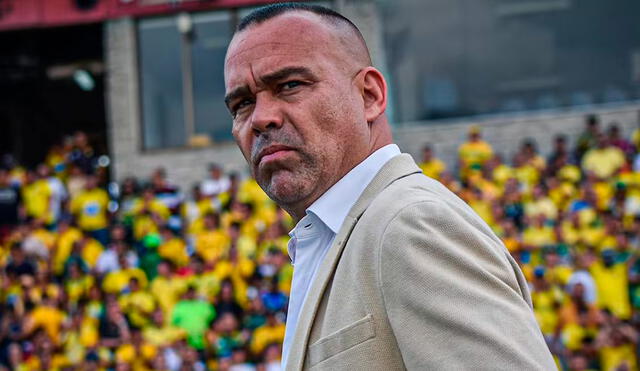 Rafael Dudamel ha logrado dos títulos en el fútbol colombiano: el primero fue dirigiendo a Deportivo Cali y el segundo fue con Atlético Bucaramanga. Foto: Vanguardia