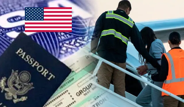 Las consecuencias por no cumplir con el tiempo determinado por la visa de turista en Estados Unidos. Foto: composición LR/AFP.