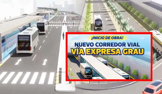 El nuevo corredor Vía Expresa Grau, que forma parte del plan de modernización del transporte público, beneficiará a miles de usuarios al ofrecer una conexión entre Metro de Lima y el Metropolitano. Foto: composición LR/MML