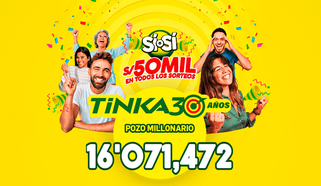 Este miércoles podría salir el pozo millonario de 16.071.472. de La Tinka. Foto: La Tinka