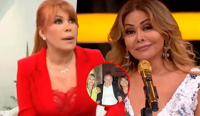 Magaly Medina se encontró hace varios años con Gisela Valcárcel en Miami. Foto: Composición LR/Captura/Panamericana TV/Captura/América TV