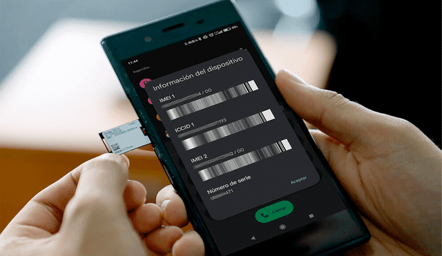 El código IMEI es un número de 15 dígitos que funciona como su "documento de identidad". Foto: difusión