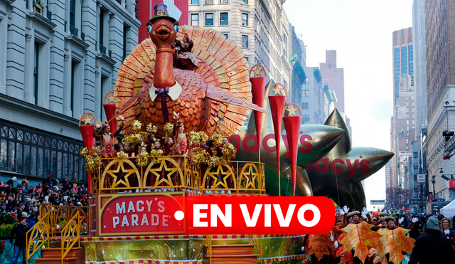 Sigue EN VIVO la transmisión del Macy's Thanksgiving Parade Day 2024 desde la ciudad de Nueva York, vía Telemundo. Foto: AFP