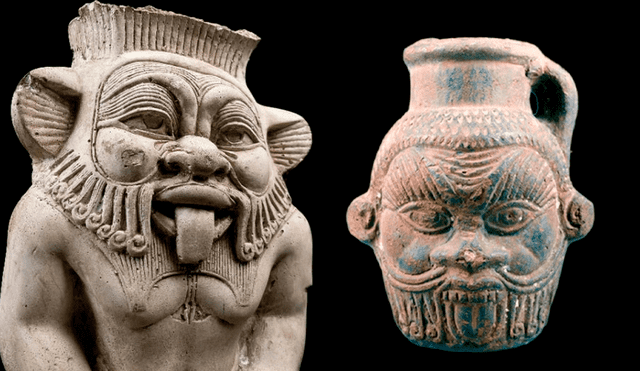 Para la investigación, se utilizaron tazas con el rostro del dios Bes donadas al Museo de Arte de Tampa. Foto: difusión / Tanasi et al.