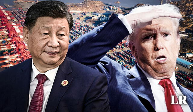 La guerra comercial entre China y Estados Unidos se intensifica, con Donald Trump anunciando un aumento del 10 % en aranceles a productos chinos que agudizan las tensiones económicas.Foto: composición LR/AFP