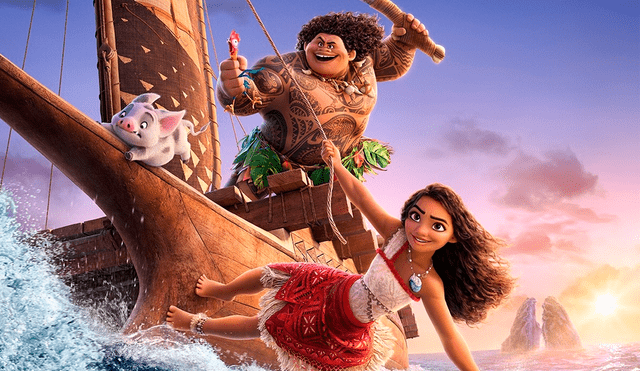 Moana 2 tiene una duración de 1 hora con 40 minutos. Foto: Disney.