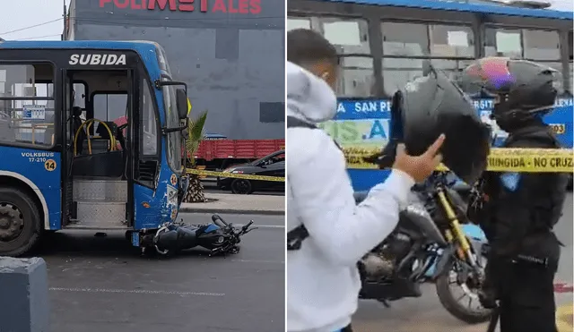 Fuerte choque en cruce de avenidas Argentina y Universitaria provocó la muerte de un conductor. Foto: Difusión