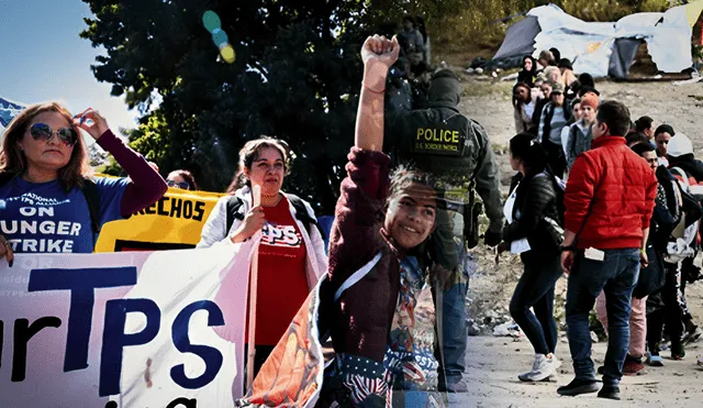 Mientras que el TPS ofrece una vía más rápida y menos complicada para obtener protección temporal, el asilo puede ser una opción más beneficiosa a largo plazo. Foto: composición LR/Telemundo/Los Angeles Times