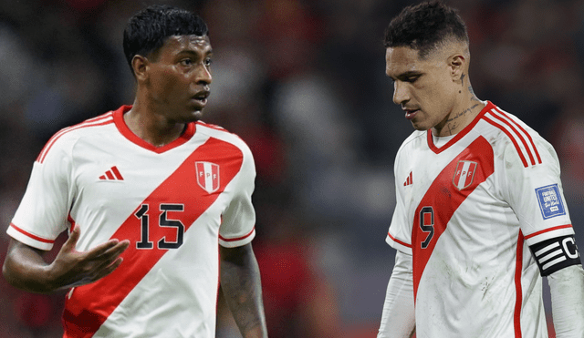 Miguel Araujo y Paolo Guerrero fueron titulares en el Perú vs. Argentina. Foto: composición LR/Transfermarkt/AFP