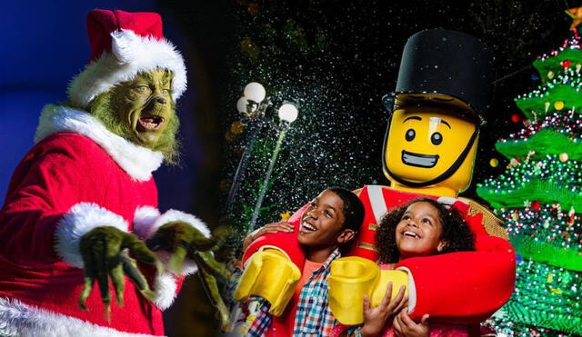 Grinchmas es uno de los eventos que se realiza anualmente por Navidad en Orlando. Foto: composición LR/ Orlando News