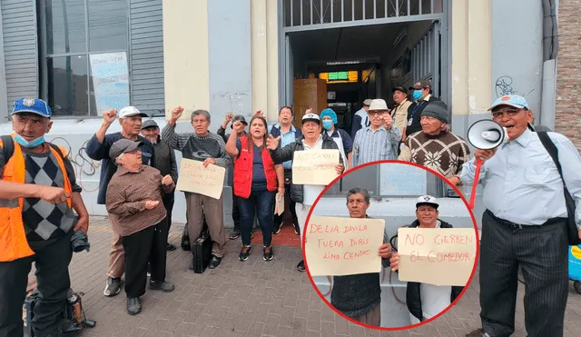 Los beneficiarios y autoridades del comedor popular de La Victoria denuncian la mala gestión de Delia Dávila Vigil, directora de la Diris Lima Centro/Composición LR/Foto: Kevinn García