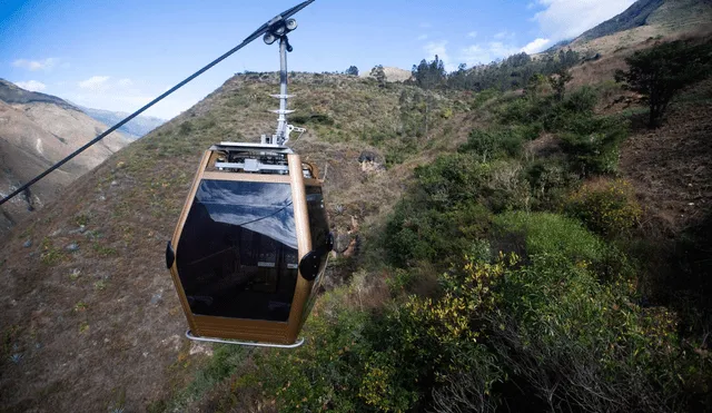 Teleférico de Choquequirao. Foto: Andina.