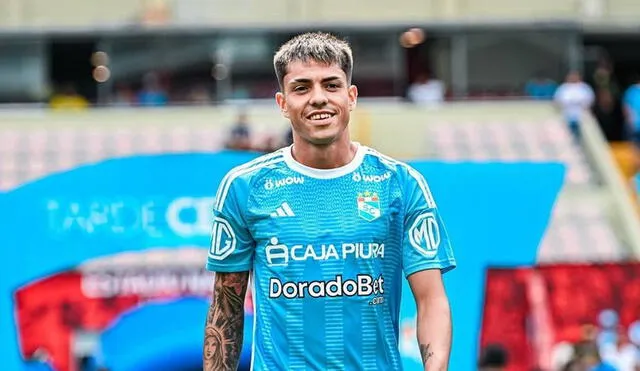 Santiago González, cuyo pase vale 2 millones de euros, tiene contrato con Sporting Cristal hasta 2027. Foto: Instagram