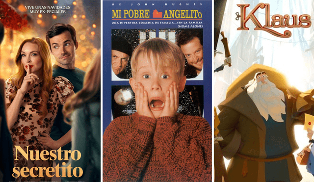 Celebra las fiestas con las mejores películas navideñas en streaming. Foto: Composición LR/Netflix/Disney+