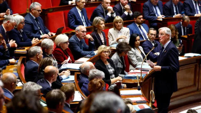 Moción de censura convertiría al gobierno de Barnier en el más breve de Francia. Foto: RFI