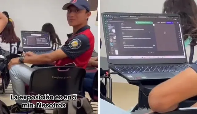 "Me encanta que los alumnos usen IA", reaccionaron algunos usuarios. Foto: composición LR/ TikTok