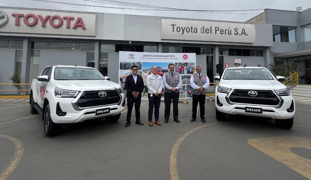 Las Hilux facilitarán el transporte de insumos y personal, mejorando la capacidad de respuesta ante desastres. Fuente: Difusión.