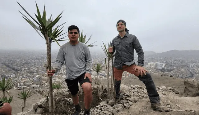 Emiliano y Ricardo son dos de los pilares del proyecto en el Cerro La Milla. Foto: LR