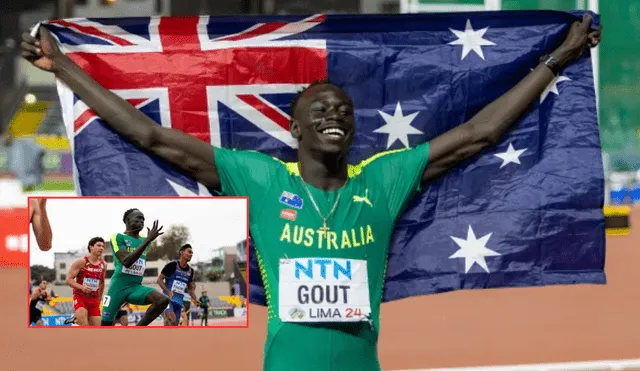 El joven atleta australiano ha acaparado la atención del mundo entero al ser comparado con Usain Bolt. Foto: composición LR/The Guardian/The Sidney Morning Herald