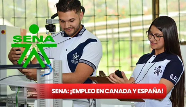 El SENA ofrece 250 vacantes para colombianos que quieran trabajar en España y Canadá. Foto: SENA/ X