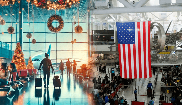 Las Vegas posee un aeropuerto económico y fluido para viajar en navidad | Composición: Ariana Espinoza