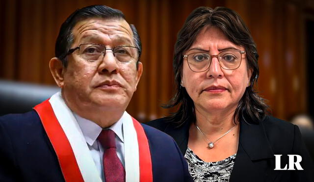 Fiscal de la Nación, Delia Espinoza, pide al titular del Congreso, Eduardo Salhuana, agilizar denuncias constitucionales.