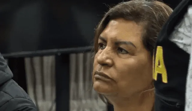 Elizabeth Peralta se entregó a las autoridades un día después de que el Poder Judicial ordenara 18 meses de prisión preventiva en su contra.|  Foto: Justicia TV.