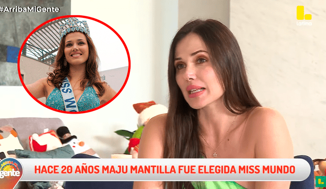 Maju Mantilla fue coronada como Miss Mundo hace dos décadas. Foto: captura/Latina