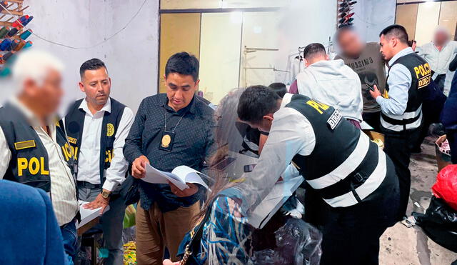 Los policías también amenazaron con incautar las maquinarias del empresario textil. Foto: composición LR