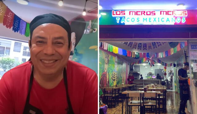 Mexicano que dejó su país para establecerse en Perú y ahora dirige una auténtica taquería mexicana en Lima. Foto: captura youtube/ composición LR