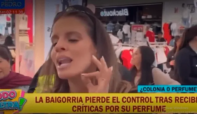 Alejandra Baigorria lanzó su línea de perfumes, pero fue duramente criticada por una especialista debido a su baja calidad. Foto: Panamericana