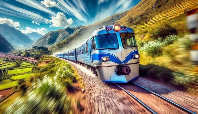 El nuevo ferrocarril cruzará la provincia de Urubamba, en Cusco. Foto: ChatGPT/La República