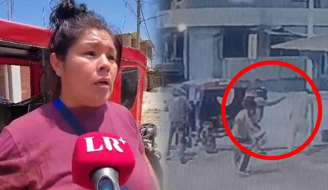 La esposa del mototaxista fallecido, María Orozco, confirmó que recibió amenazas previamente relacionadas con su labor en construcción. Foto: composición LR/Andina